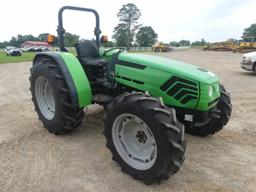 Deutz-Fahr Agrolux 70 MFWD Tractor, s/n D10P704AVT1764: Lift Arms, Drawbar,