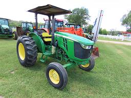 John Deere 5065E Tractor, s/n 112151: 2WD, Canopy, Meter Shows 3349 hrs