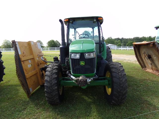 John Deere 5100E MFWD Tractor, s/n 410750: C/A, Power Shuttle, 3PH, Wheel W