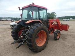 2005 Kubota M8200 Tractor, s/n 11285: Encl. Cab, LA1251 Loader w/ Bkt. & Ha