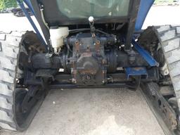 New Holland TL100A Tractor, s/n HJS085658: Encl. Cab, Rear Track Conversion