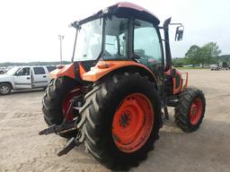 Kubota M5-111D MFWD Tractor, s/n 50954: Encl. Cab, Drawbar, Lift Arms, 3PH,