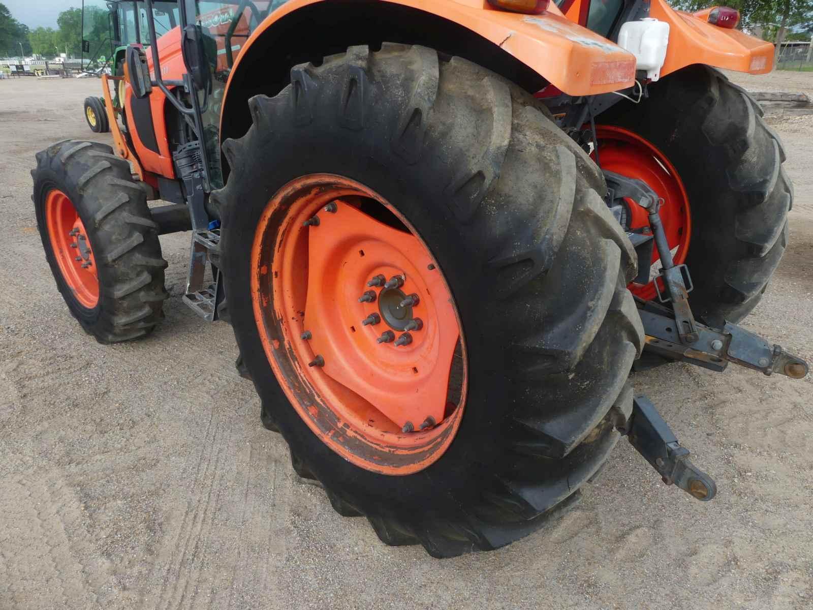 Kubota M5-111D MFWD Tractor, s/n 50954: Encl. Cab, Drawbar, Lift Arms, 3PH,