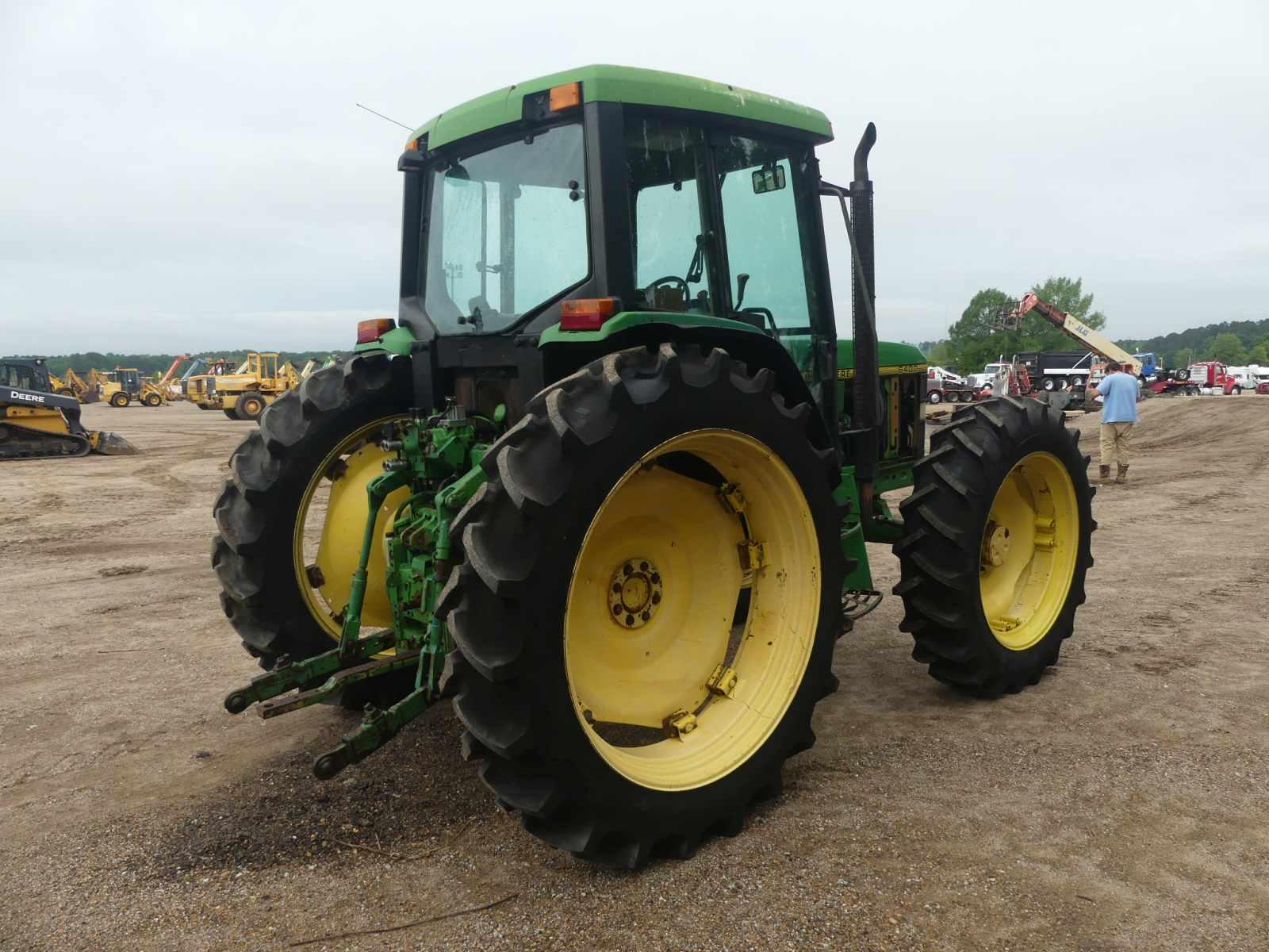 John Deere 6400 MFWD Tractor, s/n L06400M134925: Encl. Cab, Meter Shows 432