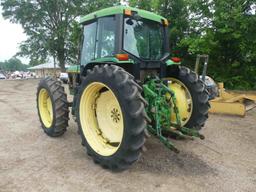 John Deere 6400 MFWD Tractor, s/n L06400M134925: Encl. Cab, Meter Shows 432