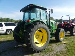 2014 John Deere 6115D MFWD Tractor, s/n 1P06115DTEM052583: C/A, 3PH, PTO, D