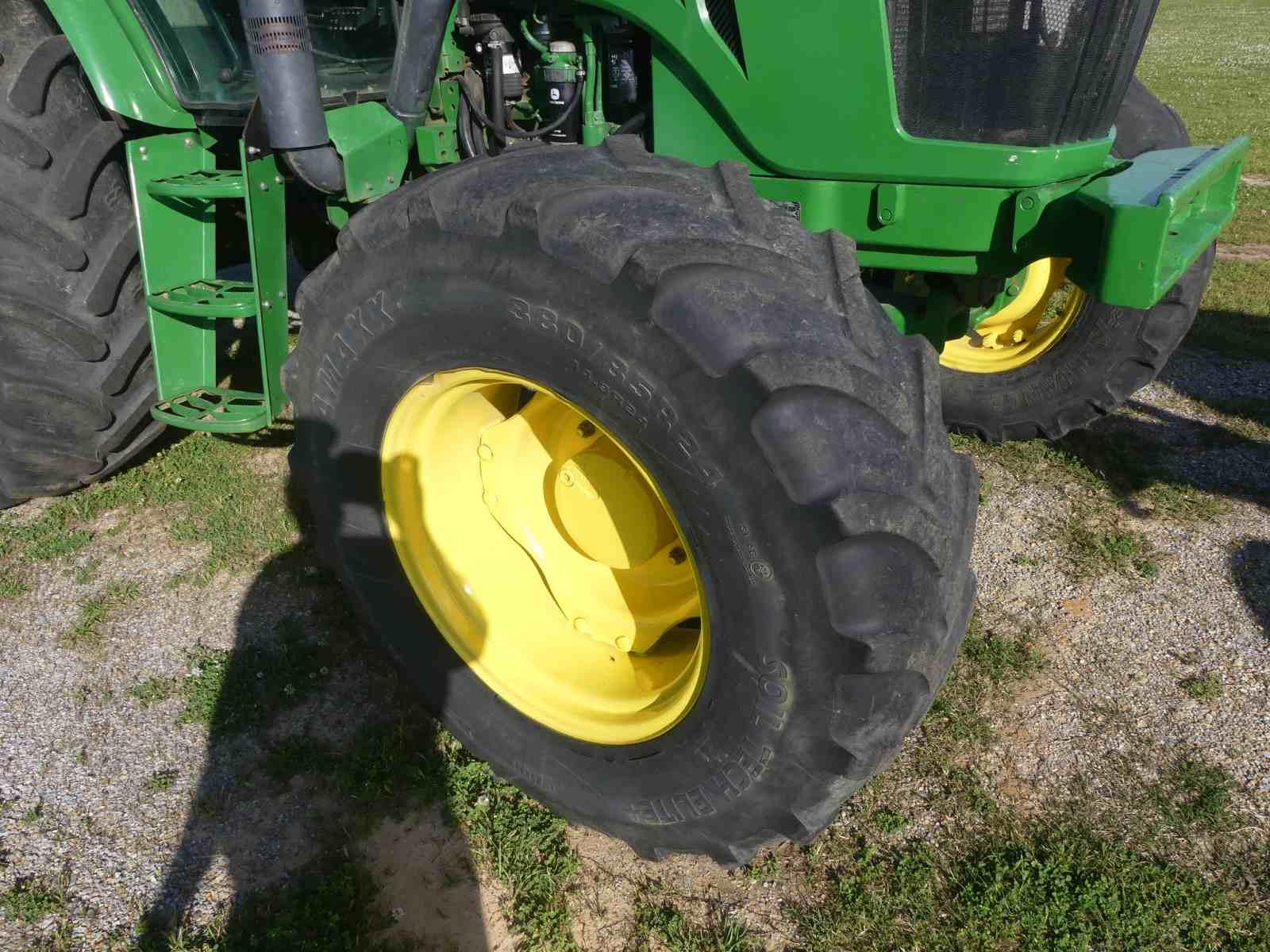 2014 John Deere 6115D MFWD Tractor, s/n 1P06115DTEM052583: C/A, 3PH, PTO, D