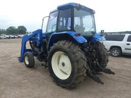New Holland 8160 Tractor, s/n 07542B: 2wd, Encl. Cab, NH 7312 Loader, No Bk