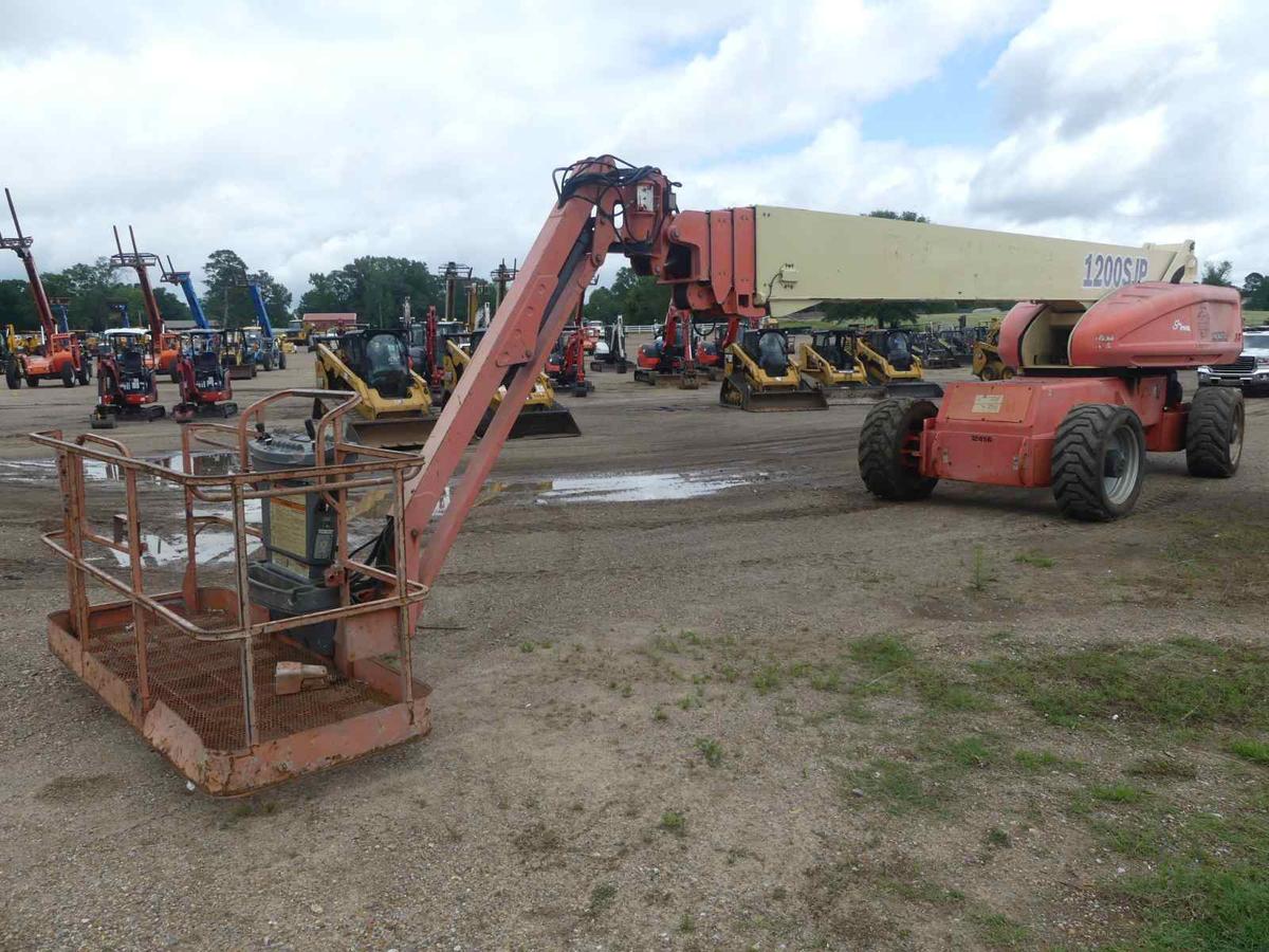 2004 JLG 1200SJP 4WD Boom-type Manlift, s/n 0300076840: 120' Reach, 1000 lb