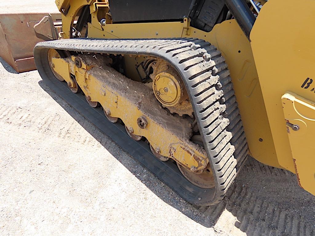 2019 Cat 299D3XE Skid Steer, s/n BX900908: Encl. Cab, Hyd. Quick Attach Bkt