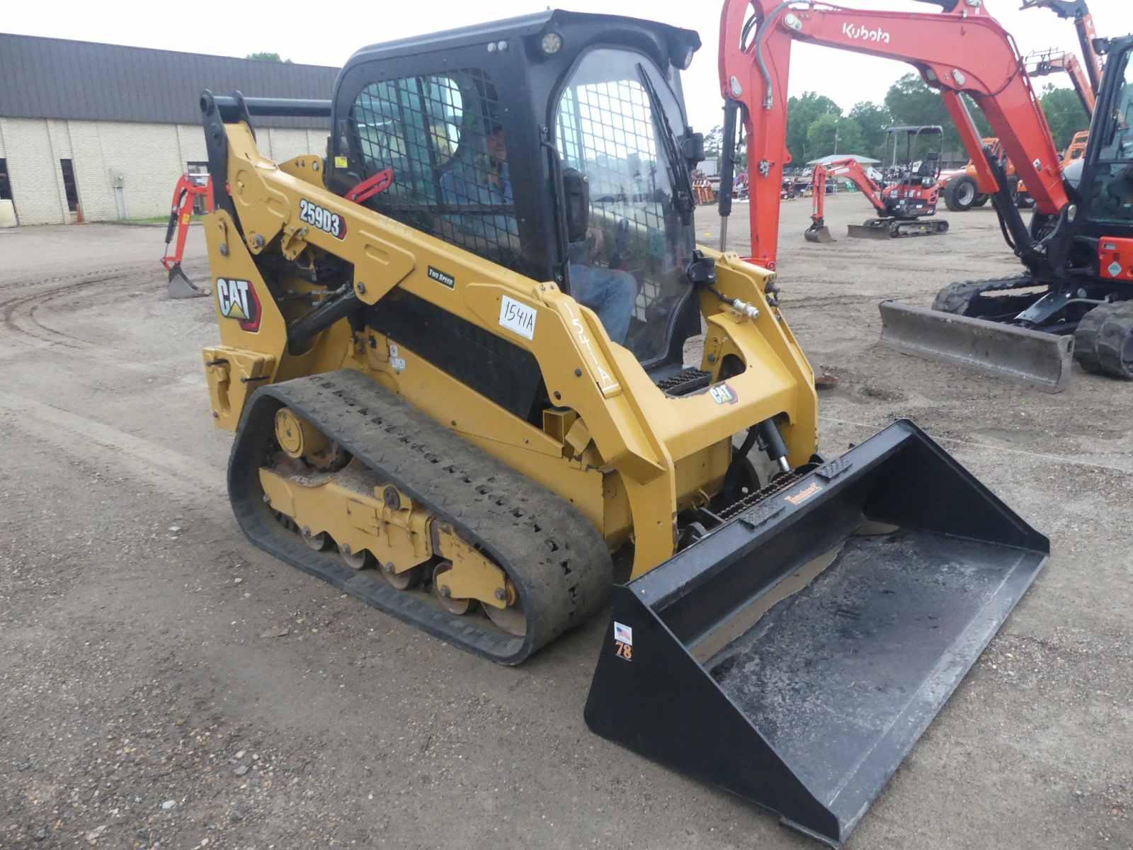 2022 Cat 259D3 Skid Steer, s/n CW918924: Encl. Cab, 2-sp., Hyd. Quick Attac