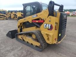 2022 Cat 259D3 Skid Steer, s/n CW918924: Encl. Cab, 2-sp., Hyd. Quick Attac