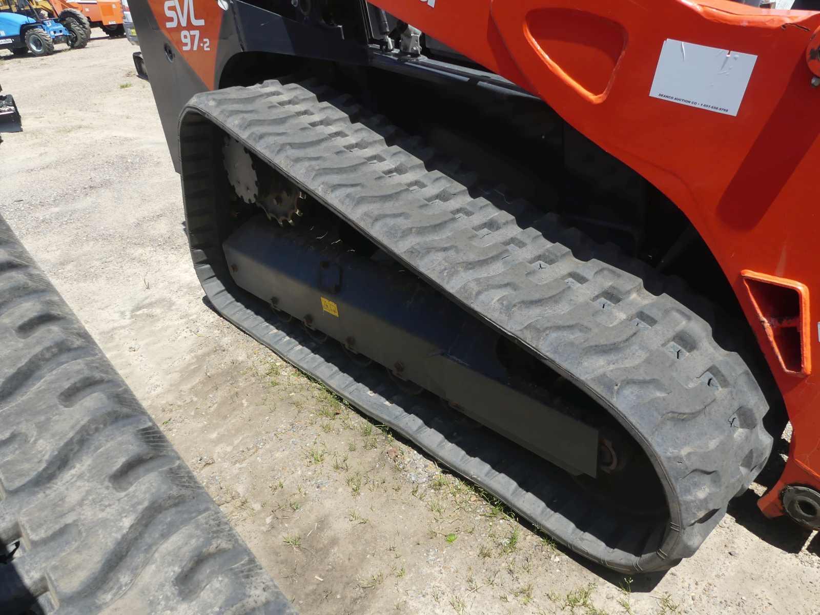 2022 Kubota SVL97-2 Skid Steer, s/n KBCZ064CPN1D69581: Canopy, 78" Bkt., Ru