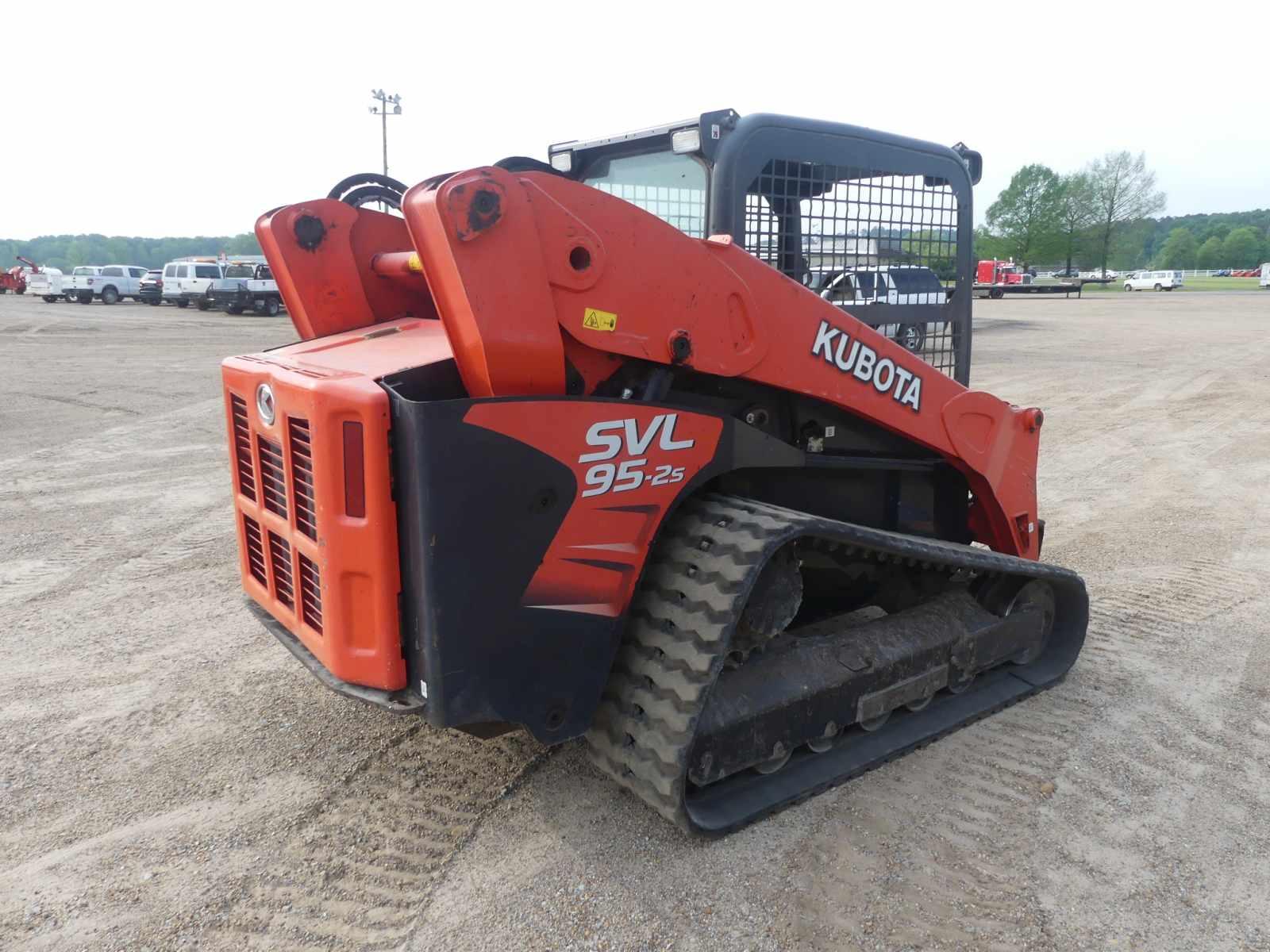 2019 Kubota SVL95-2S Skid Steer, s/n KBCC0953HK1G48346: Canopy, No Bkt., Ru