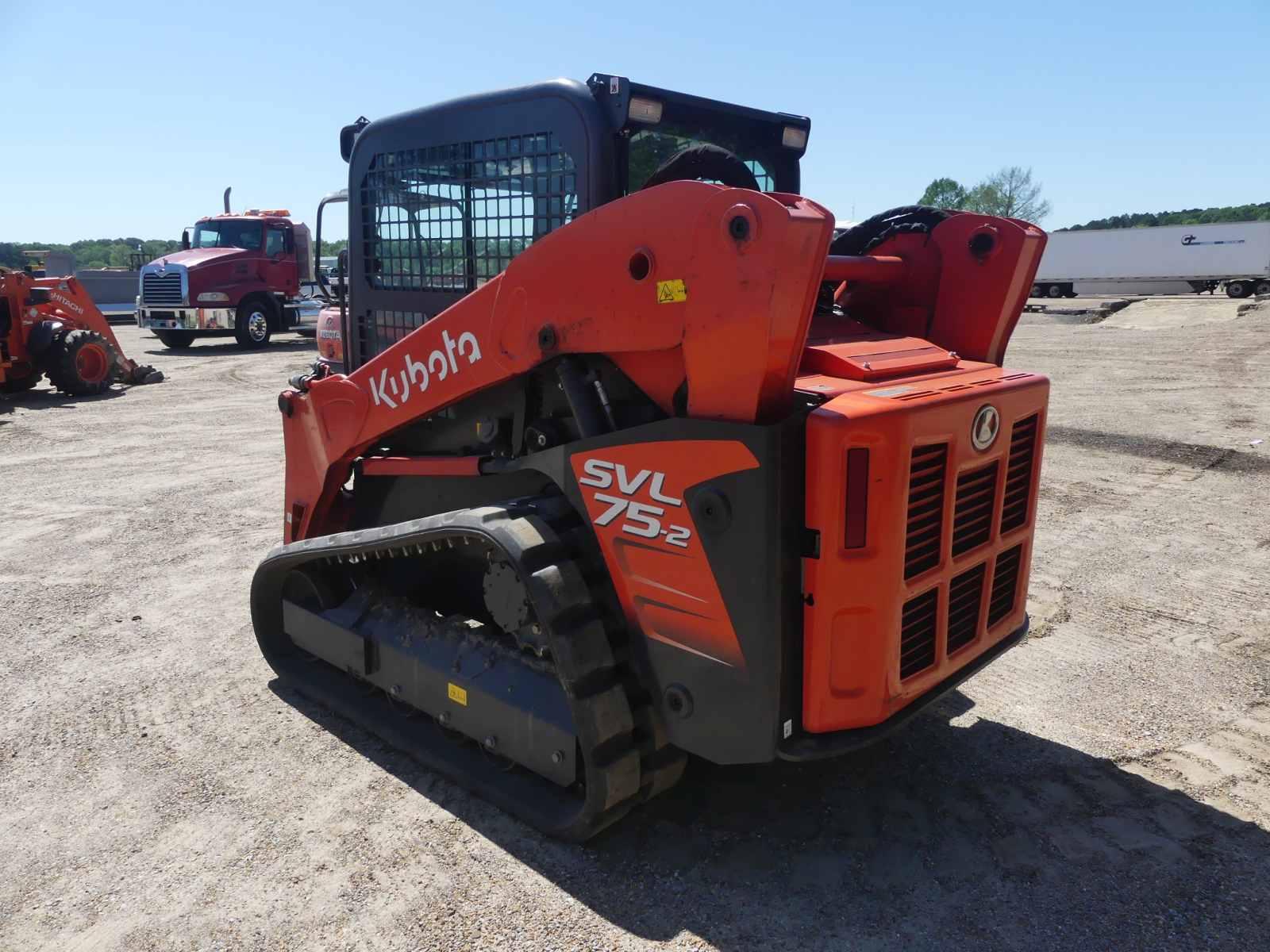 2021 Kubota SVL75-2 Skid Steer, s/n KBCZ052CCM1A56314: Encl. Cab, Rubber Tr