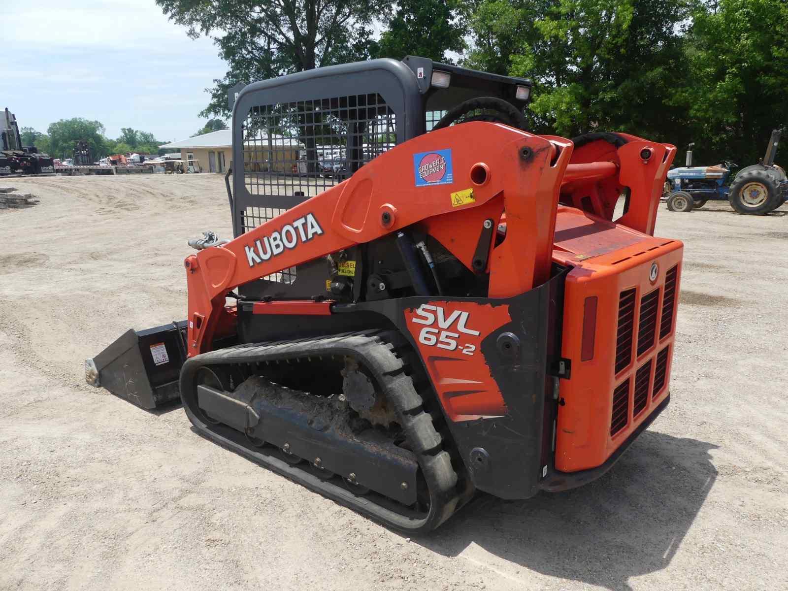 2020 Kubota SVL65-2 Skid Steer, s/n KBCC0651CK1H12062: Canopy, GP Bkt., Rub