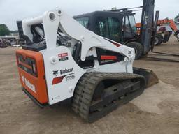 2017 Bobcat T770 Skid Steer, s/n AT6314204: Encl. Cab, GP Bkt., Rubber Trac