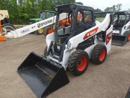 2021 Bobcat S66 R-Series Skid Steer, s/n B4SA12781: Canopy, Stick Steering,