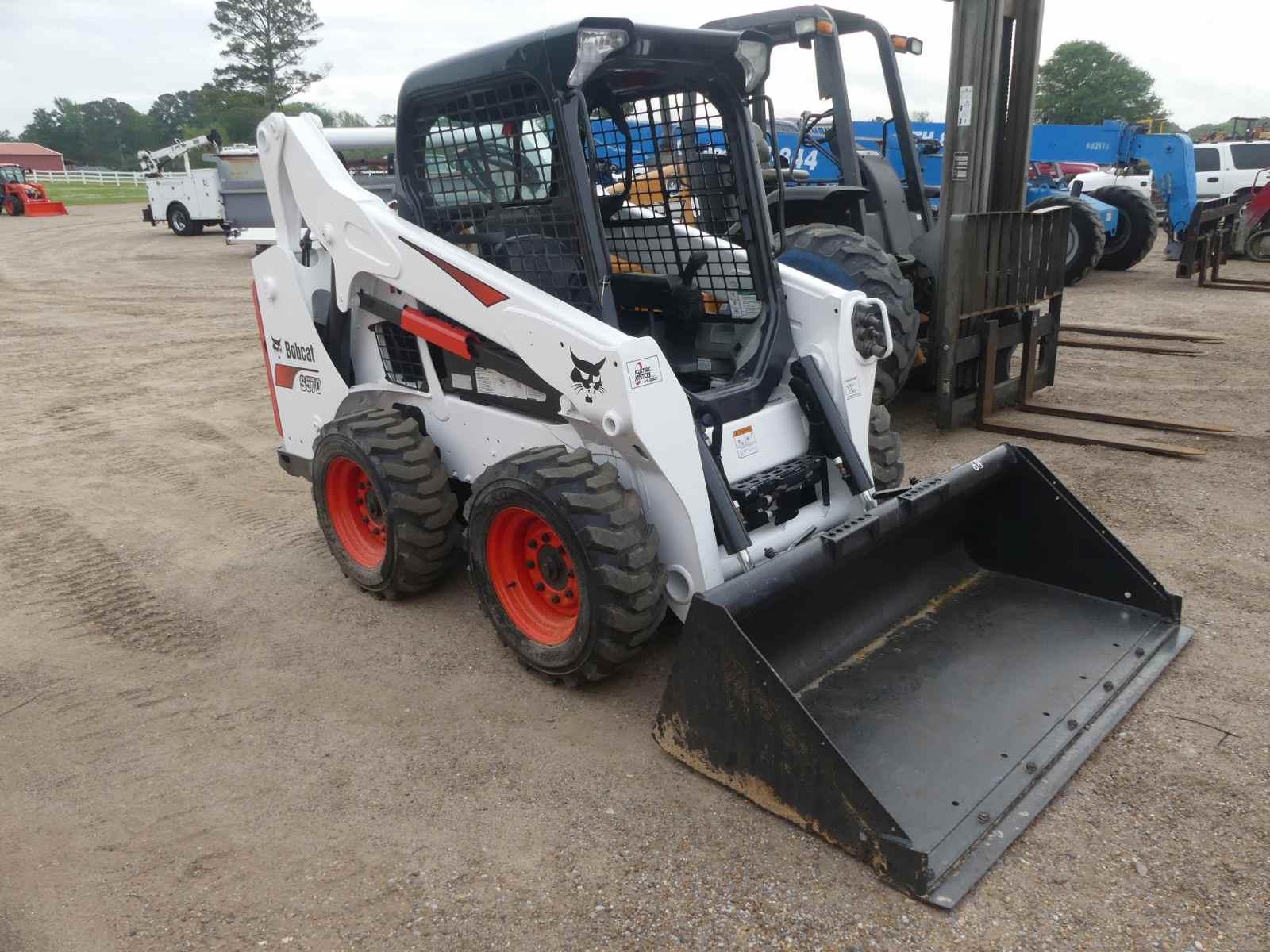 2018 Bobcat S570 Skid Steer, s/n ACM419805: Canopy, Selectable Joystick, RC