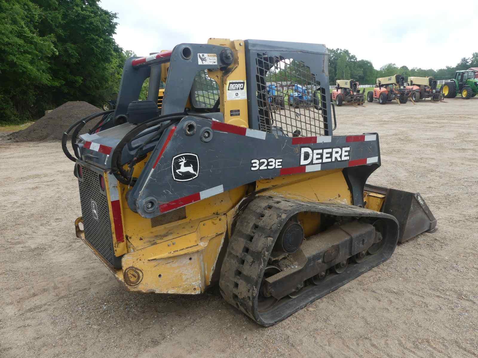 2014 John Deere 323 Skid Steer, s/n T0323EKEEJ264770: Canopy, Rubber Tracks