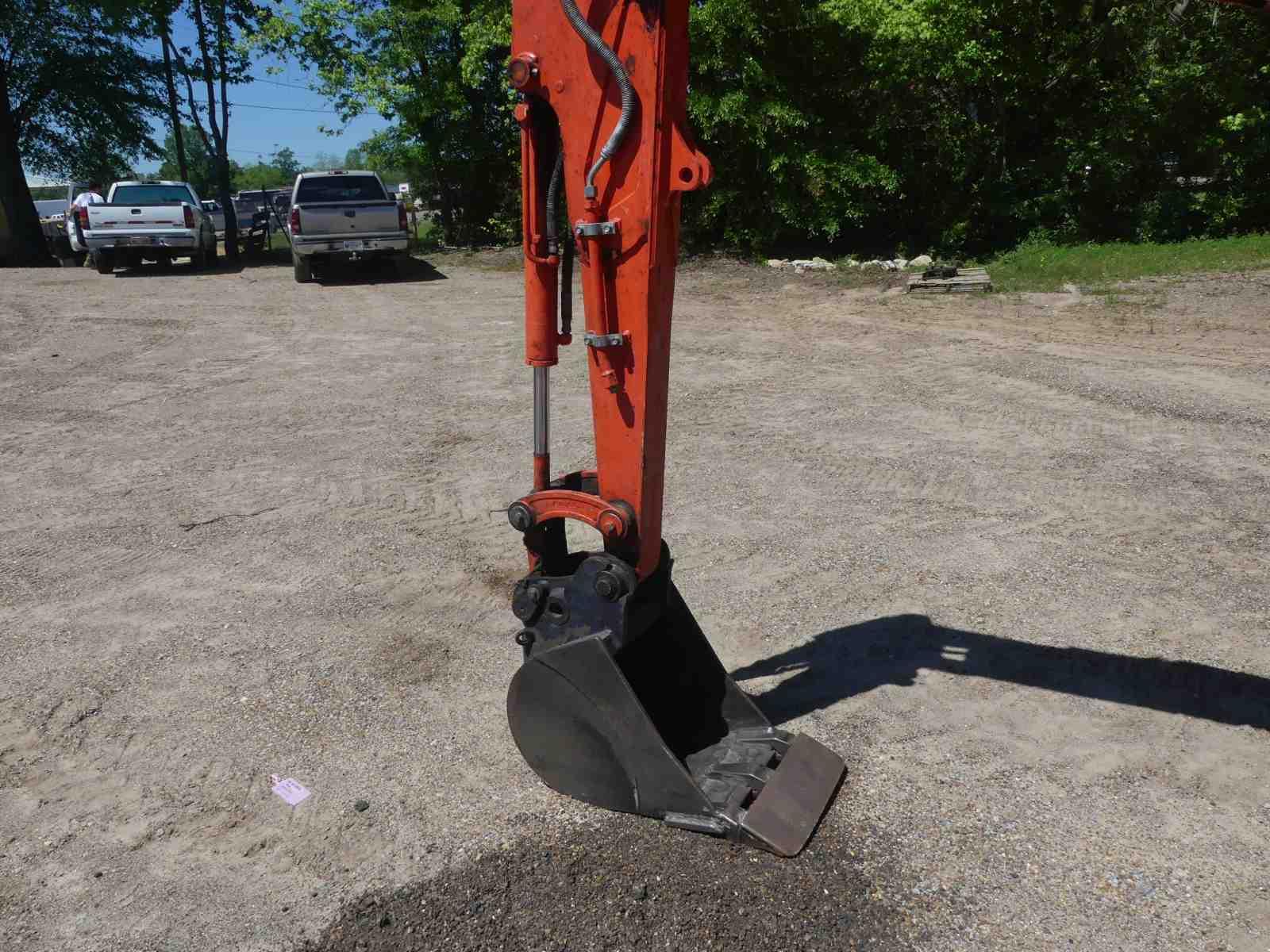 2015 Kubota KX71-3 Mini Excavator, s/n JKUK0713A01H21815: 4-post Canopy, Ru