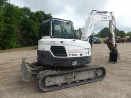 2014 Bobcat E85 Midi Excavator, s/n B34T11830: C/A, Blade, Winch, Meter Sho