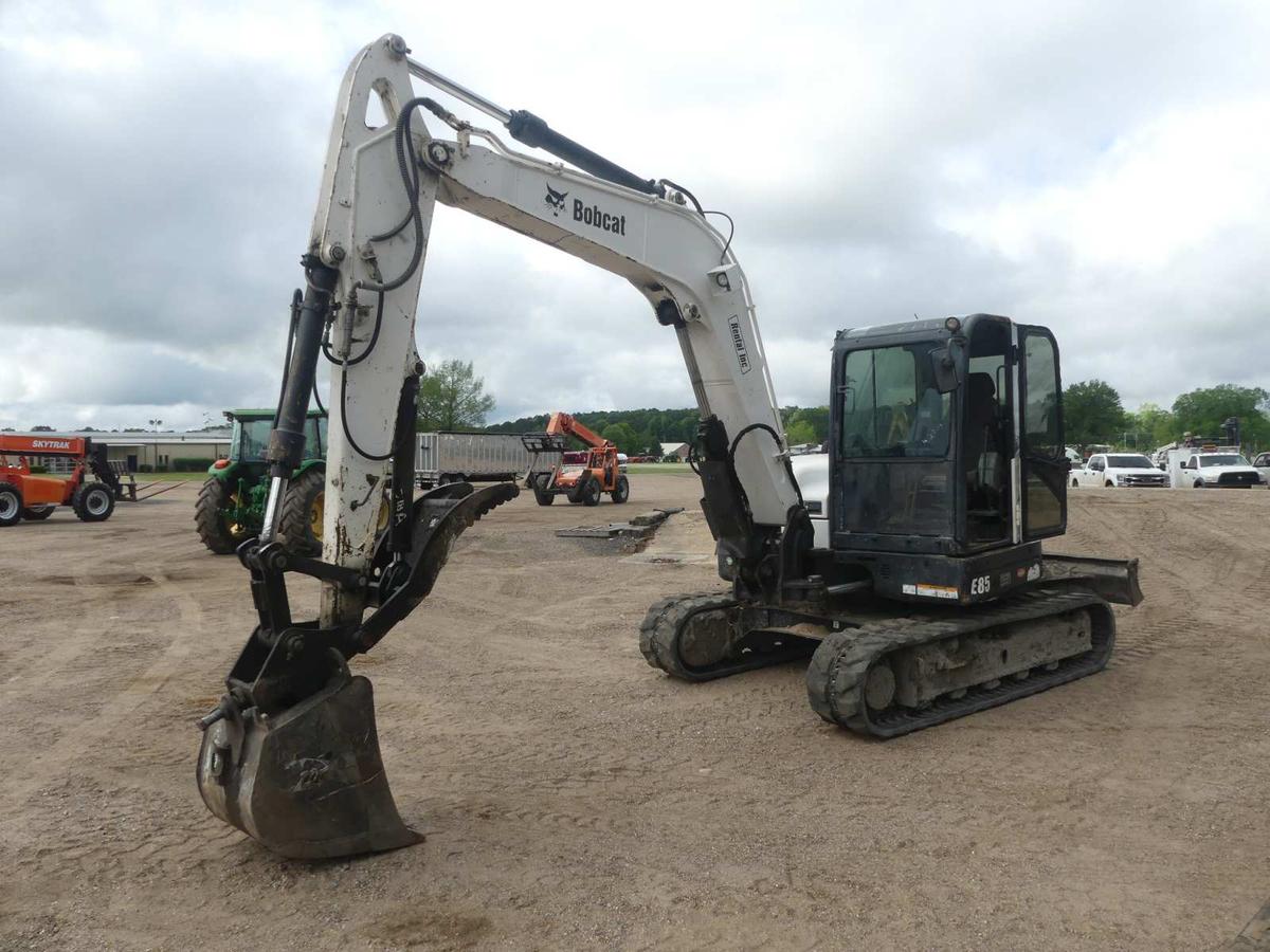 2014 Bobcat E85 Midi Excavator, s/n B34T11830: C/A, Blade, Winch, Meter Sho