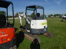 2017 Bobcat E35i Mini Excavator, s/n AUYM14517: Canopy, Rubber Tracks, Blad