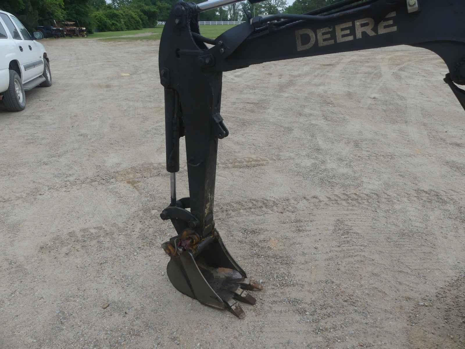 2014 John Deere 17D Mini Excavator, s/n 1FF017DXKEK222821: Canopy, Rubber T