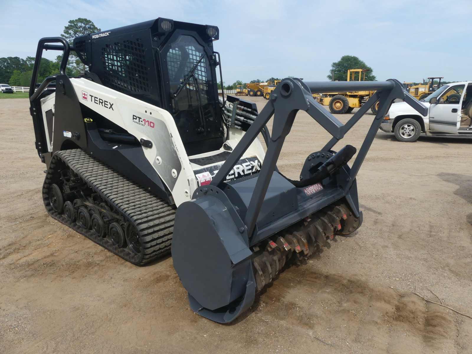 2016 Terex PT110 Forestry Mulcher: C/A, w/ Loftness G2 Mulching Head, New T