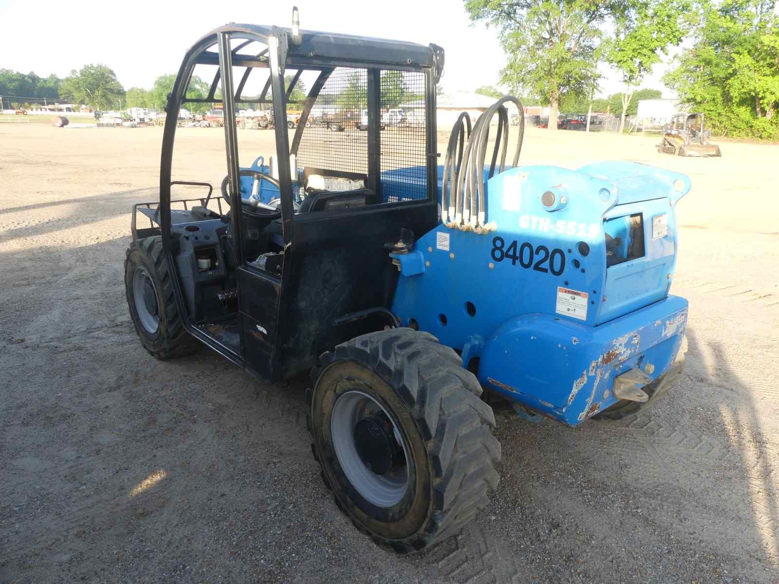 2016 Genie 5519 4WD Telescopic Forklift, s/n GTH5516M5231: Canopy, Deutz Di