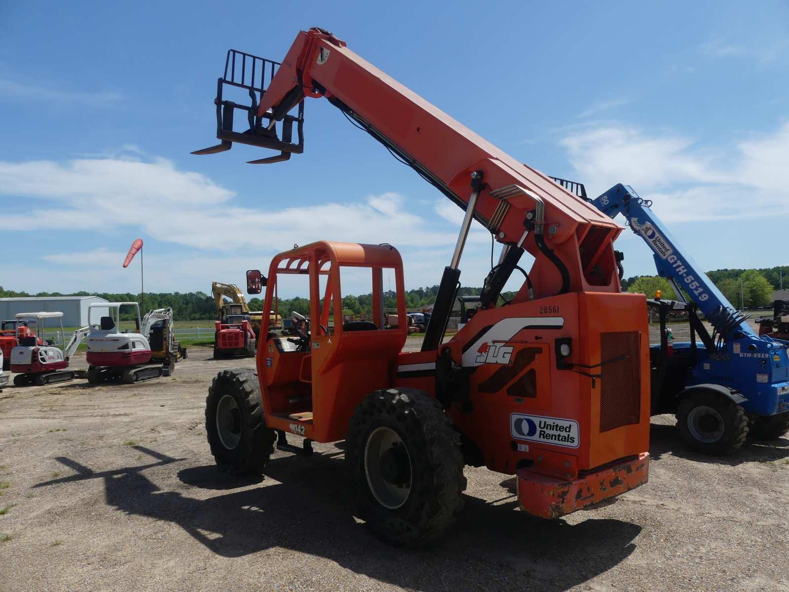 2015 Skytrak 6042 Telescopic Forklift, s/n 0160068254: 6000 lb. Cap., Meter