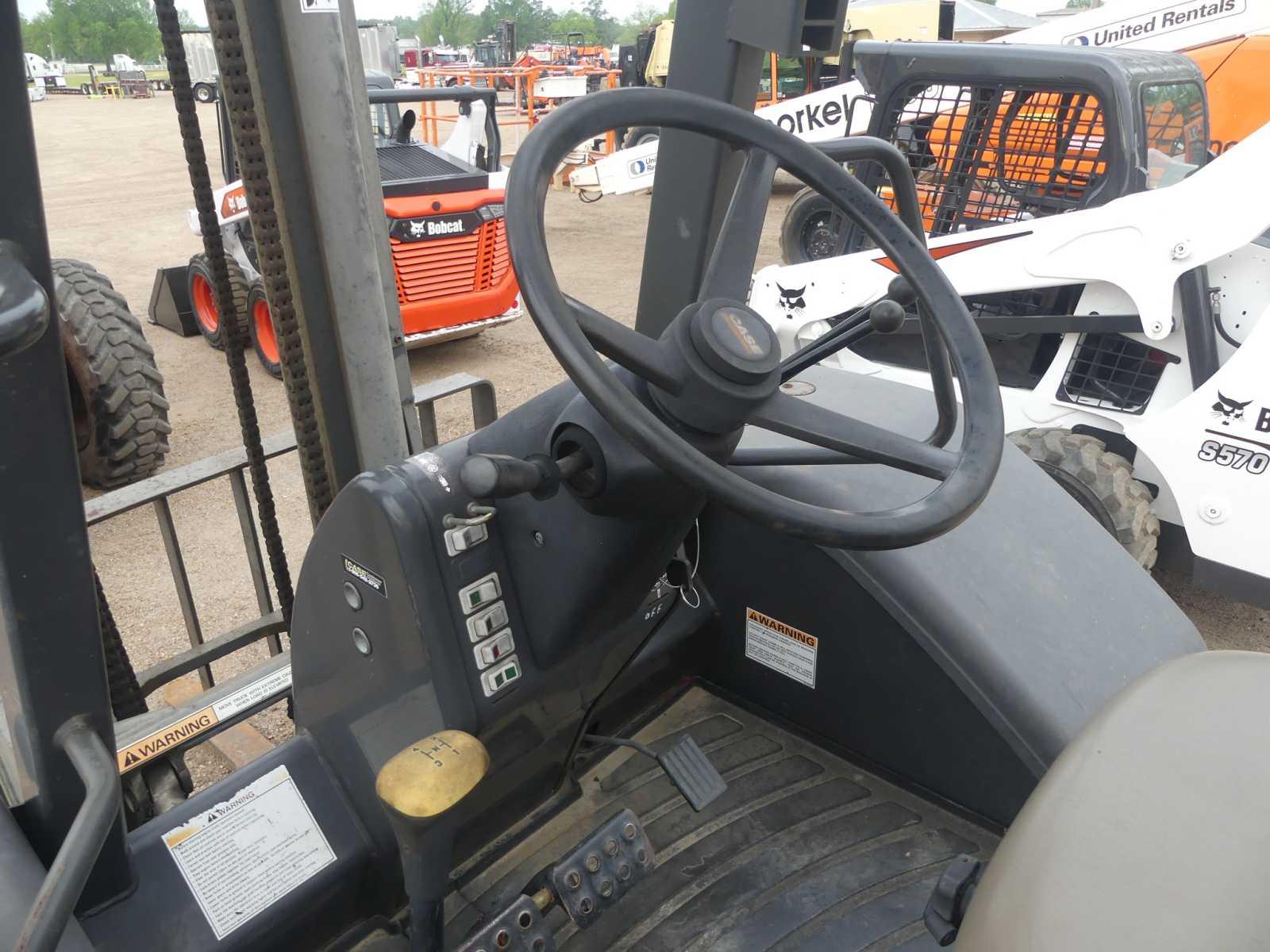 2014 Case 586H Rough-terrain Forklift, s/n NEC715442: Canopy, 2wd, Diesel,