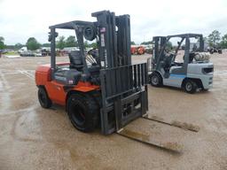 Toyota 7FGU45 Forklift, s/n 60323: Canopy, Diesel Eng., Dual Drive Tires, T