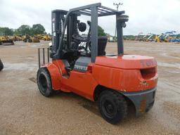Toyota 7FGU45 Forklift, s/n 60323: Canopy, Diesel Eng., Dual Drive Tires, T