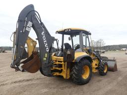 2013 Volvo BL70B 4WD Loader Backhoe, s/n 330150: 4-post Canopy, GP Loader,