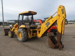 JCB 214 4WD Loader Backhoe, s/n 483741: 2-stick, 24" Bkt., Meter Shows 3967