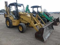 2003 Komatsu WB140-2N 4WD Extendahoe, s/n 20087: 4-post Canopy, GP Loader,