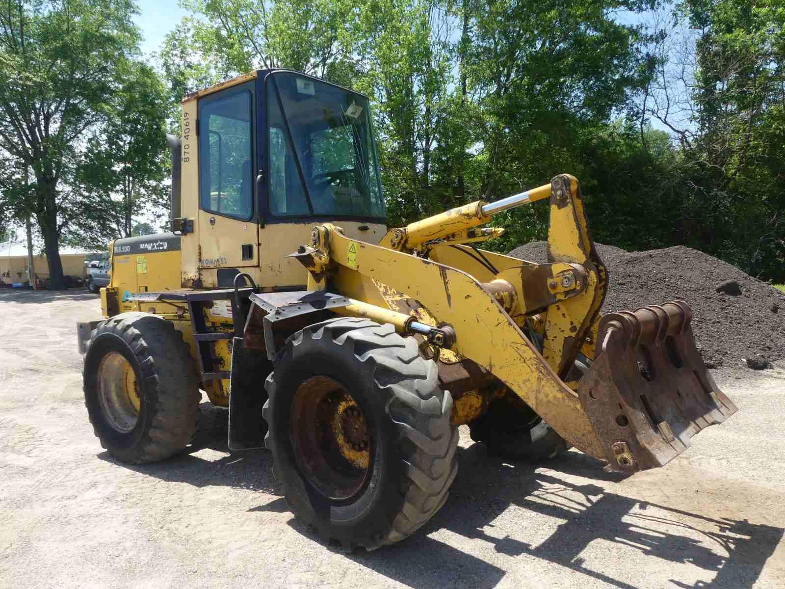 1997 Komatsu WA180-3L Rubber-tired Loader, s/n A80055: Encl. Cab, GP Bkt.,