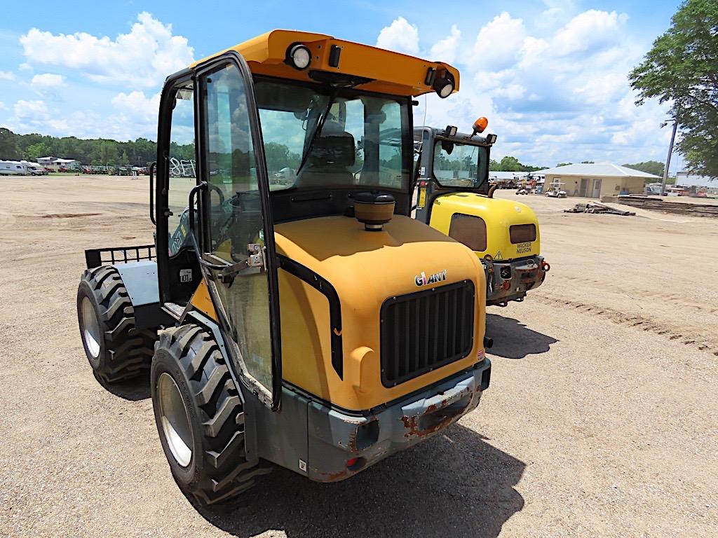 2014 Giant C6004T Rubber-tired Loader, s/n 6004X14043: C/A, Forks, Meter Sh