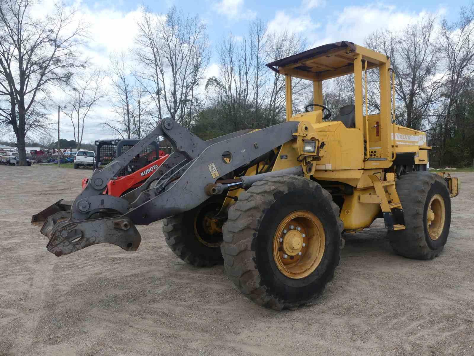 Volvo L70C Rubber-tired Loader, s/n L70CV14984: 4-post Canopy, No Bkt., Hyd