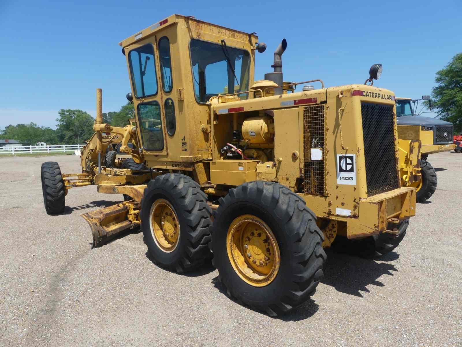 Cat 140G Motor Grader, s/n 72V00600: Cab, Tilt/Sliding 12' Moldboard, 14.00