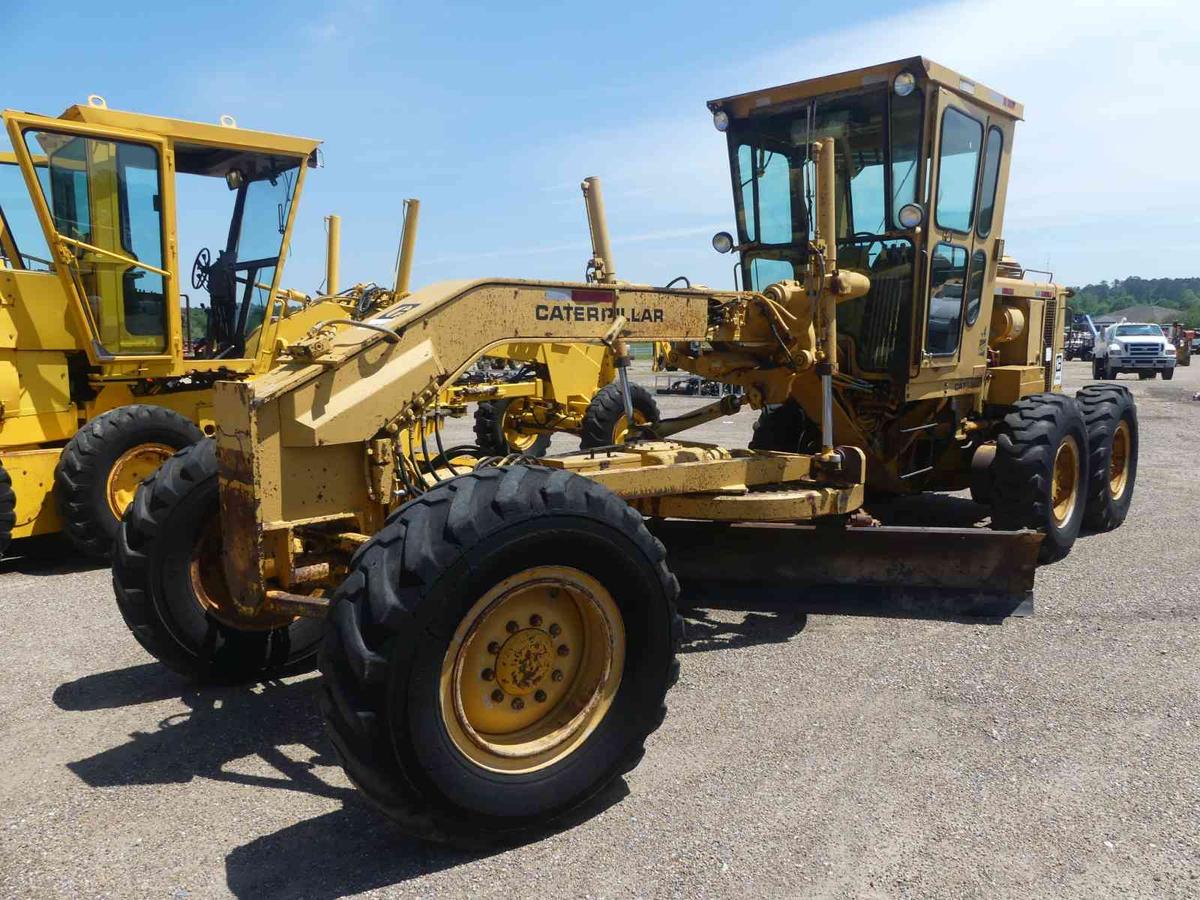 Cat 140G Motor Grader, s/n 72V00600: Cab, Tilt/Sliding 12' Moldboard, 14.00