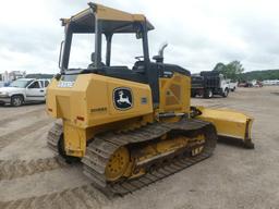 2021 John Deere 450K LGP Dozer, s/n 1T0450KXLMF401621: Canopy, 6-way Blade,