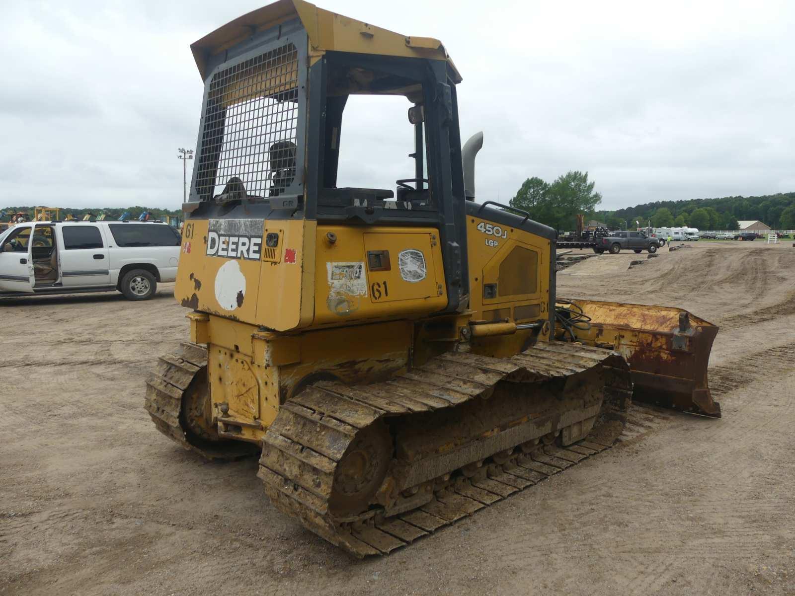 2008 John Deere 450J LGP Dozer, s/n T0450JX164519: Canopy, 6-way Blade, 997