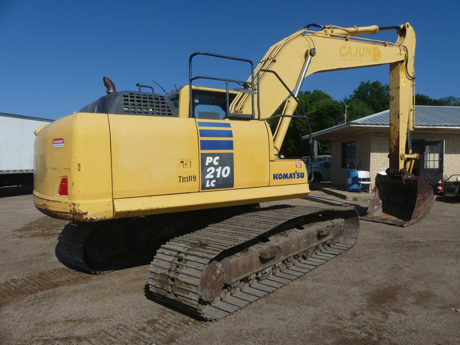 2013 Komatsu PC210LC-10 Excavator, s/n 450568: Encl. Cab, Meter Shows 8897