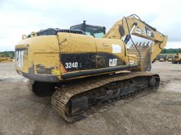 Cat 324DL Excavator, s/n JJG01086: Encl. Cab