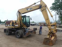 2005 Cat M316C Rubber-tired Excavator, s/n BDX00860: C/A, 72" Bkt., Aux. Hy