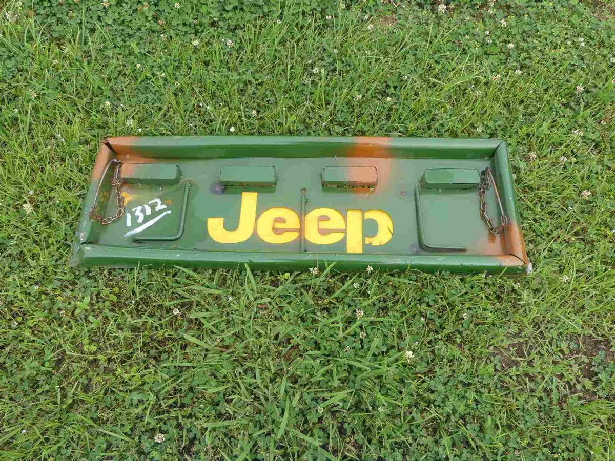 Metal Jeep Tailgate