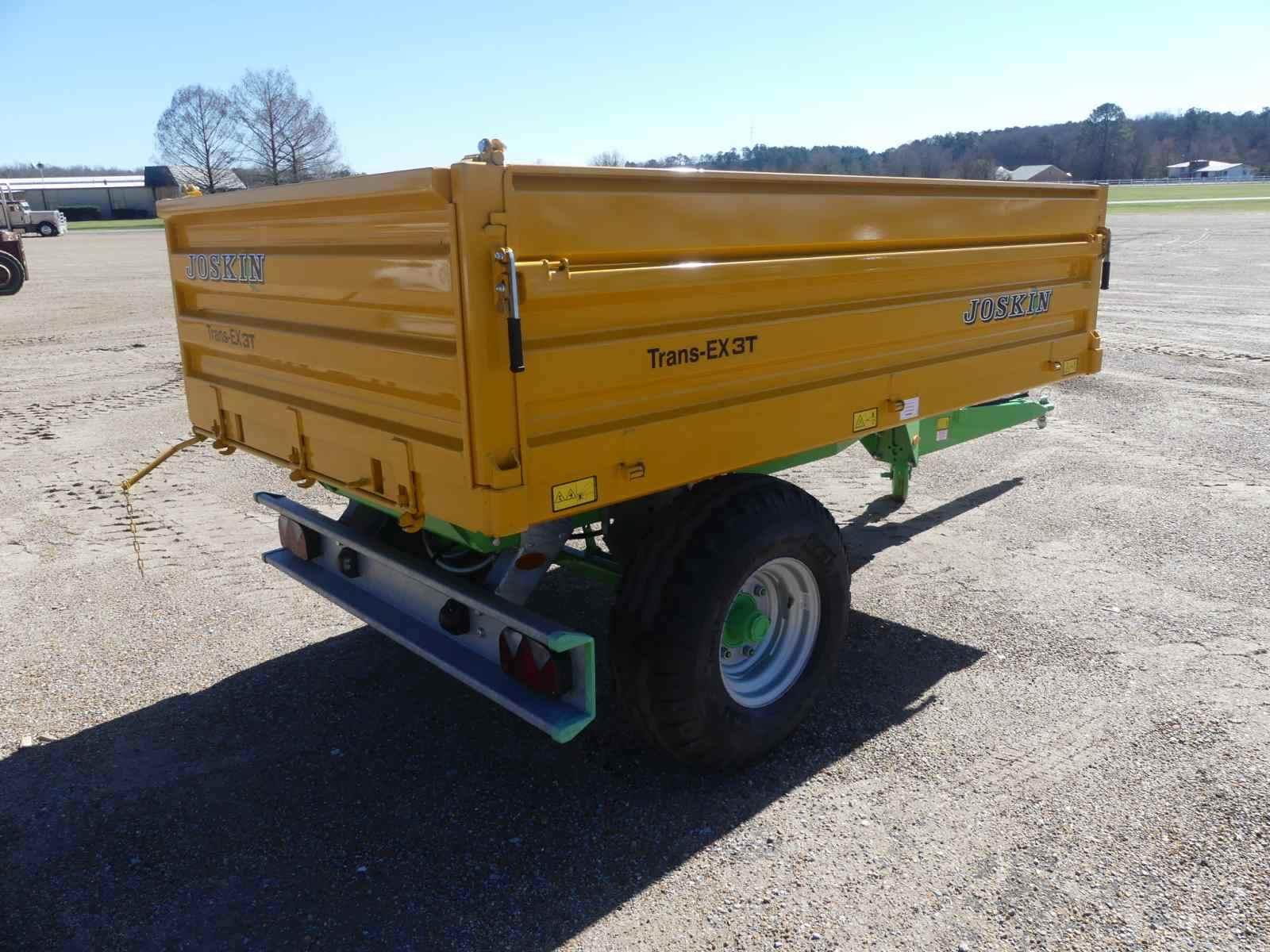 2021 Joskin Trans-Ex Dump Trailer, s/n YD8003TEXLJB01453 (No Title - Bill o